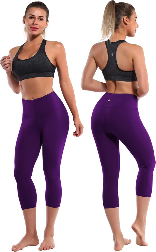 Basic/Out Pockets High Waist Yoga Pants Women Workout Leggings | Tummy Control,Running,19"Inseam