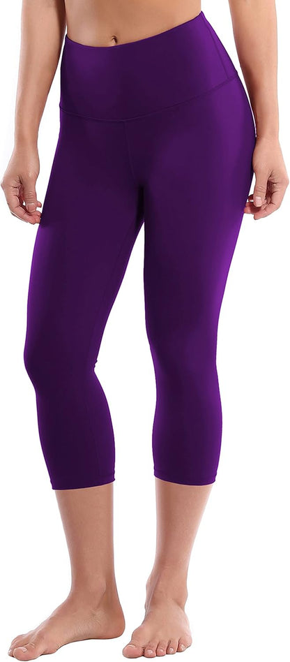 Basic/Out Pockets High Waist Yoga Pants Women Workout Leggings | Tummy Control,Running,19"Inseam